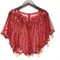 Retro Beaded Sequin Flapper Shawl Loose Decoration Outerwear Short Cape Evening Party Ladies Cloak 20
