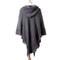 Stylish New Women Ladies Tassel Cape Coat Fringe Poncho Oblique Stripe Coat Bohemian Shawl Scarf Co 4