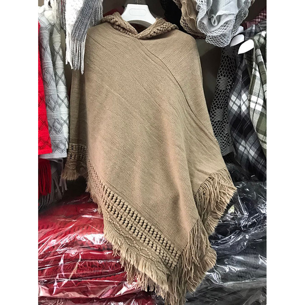 Stylish New Women Ladies Tassel Cape Coat Fringe Poncho Oblique Stripe Coat Bohemian Shawl Scarf Co 6