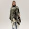 Unisex Cool Fashion Cowboy West Style Pullover Cape Soft Acrylic Cashmere Poncho Long Wrap Cloak Ov 0