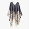 Unisex Cool Fashion Cowboy West Style Pullover Cape Soft Acrylic Cashmere Poncho Long Wrap Cloak Ov 13