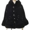 Japanese Sweet Soft Thick Womens DoubleLayer Big Ribbon Hooded Knitted Cloak Cozy Autumn Winter Po 0