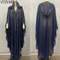 Vintage Thin Hooded Cloak Women Clothing Cape Dress Fashion Ponchos Coats  Jackets With Bling Diamo 1