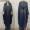 Vintage Thin Hooded Cloak Women Clothing Cape Dress Fashion Ponchos Coats Jackets With Bling Diamo 1