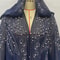 Vintage Thin Hooded Cloak Women Clothing Cape Dress Fashion Ponchos Coats Jackets With Bling Diamo 2