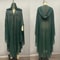 Vintage Thin Hooded Cloak Women Clothing Cape Dress Fashion Ponchos Coats Jackets With Bling Diamo 11