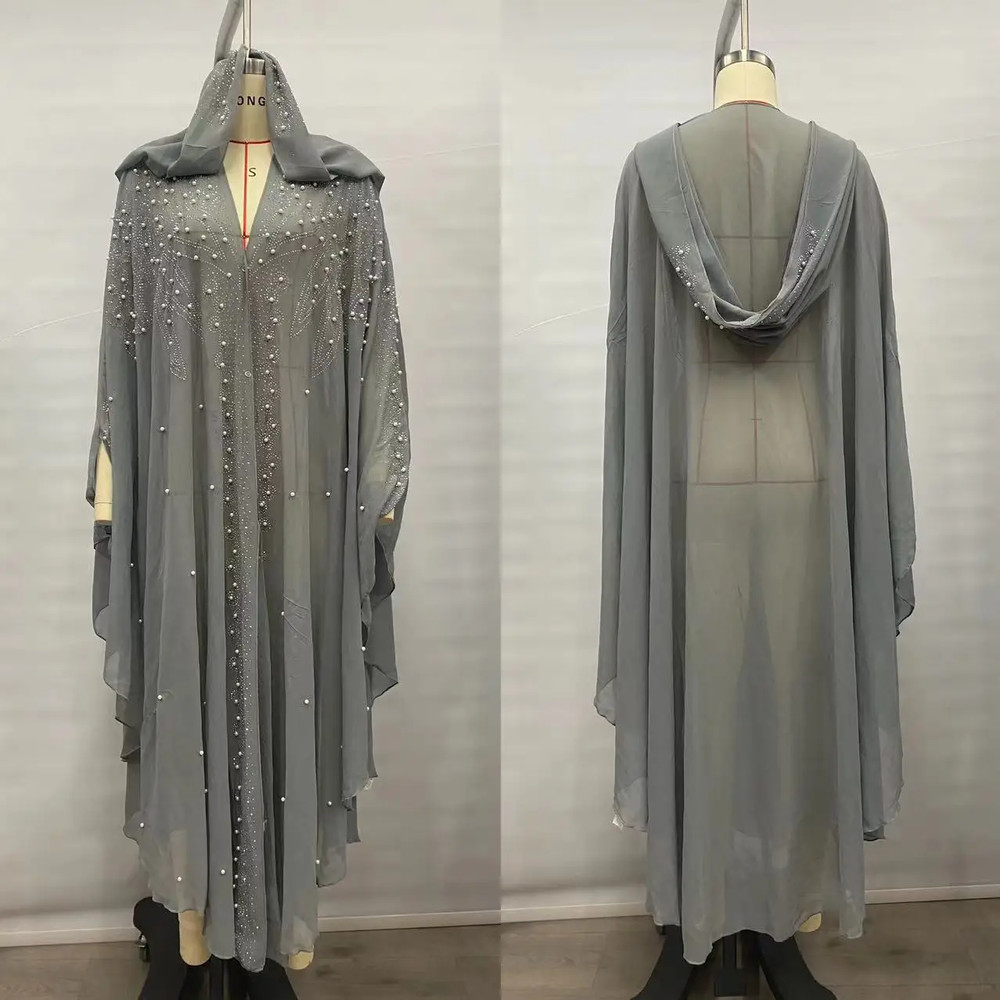 Vintage Thin Hooded Cloak Women Clothing Cape Dress Fashion Ponchos Coats  Jackets With Bling Diamo 12