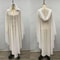 Vintage Thin Hooded Cloak Women Clothing Cape Dress Fashion Ponchos Coats Jackets With Bling Diamo 14