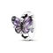 Sterling Silver Rainbow Zircon Butterfly Dragon Beads Colorful Silicone Stopper Charms Fit DIY Brac 8