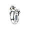 Sterling Silver Rainbow Zircon Butterfly Dragon Beads, Colorful Silicone Stopper Charms Fit DIY Bracelets Jewelry