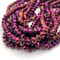 Crystal Beads Rondelle Loose Spacer Glass Faceted Beads for Jewelry Making, DIY Needlework, Bracelets & Jewelry