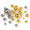 Gold Color Stainless Steel Spacer Beads Charms Loose Beads, Durable Metal Beads for DIY Jewelry, Bracelets & Necklaces