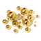 Gold Color Stainless Steel Spacer Beads Charms Loose Beads, Durable Metal Beads for DIY Jewelry, Bracelets & Necklaces