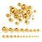 Gold Color Stainless Steel Spacer Beads Charms Loose Beads, Durable Metal Beads for DIY Jewelry, Bracelets & Necklaces