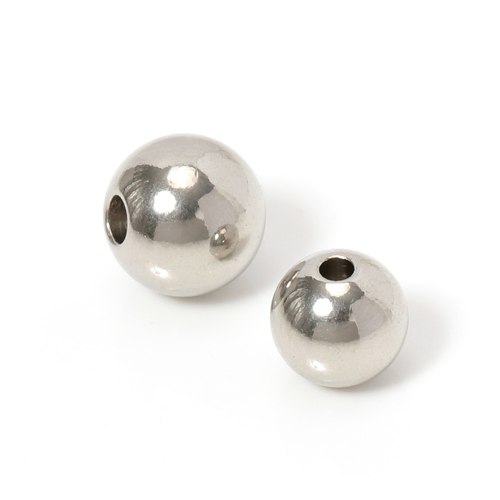 Gold Color Stainless Steel Spacer Beads Charms Loose Beads, Durable Metal Beads for DIY Jewelry, Bracelets & Necklaces