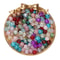 Glass Crackle Beads Loose Spacer Beads For DIY Jewelry Making Handmade Necklace Bracelet Earring A 19