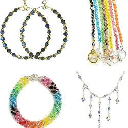 shiny faceted austria crystal beads bicone spacer loose beads for diy jewelry making bracelets, necklaces & pendants