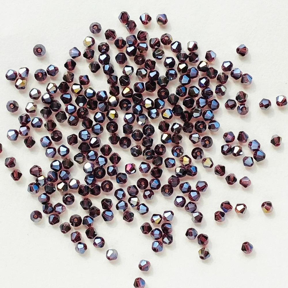 Shiny Faceted Austria Crystal Beads Bicone Spacer Loose Beads For DIY Jewelry Making Bracelets Neck 13