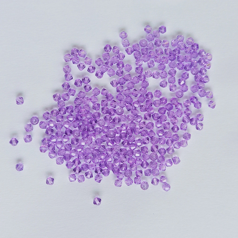 Shiny Faceted Austria Crystal Beads Bicone Spacer Loose Beads for DIY Jewelry Making Bracelets, Necklaces & Pendants