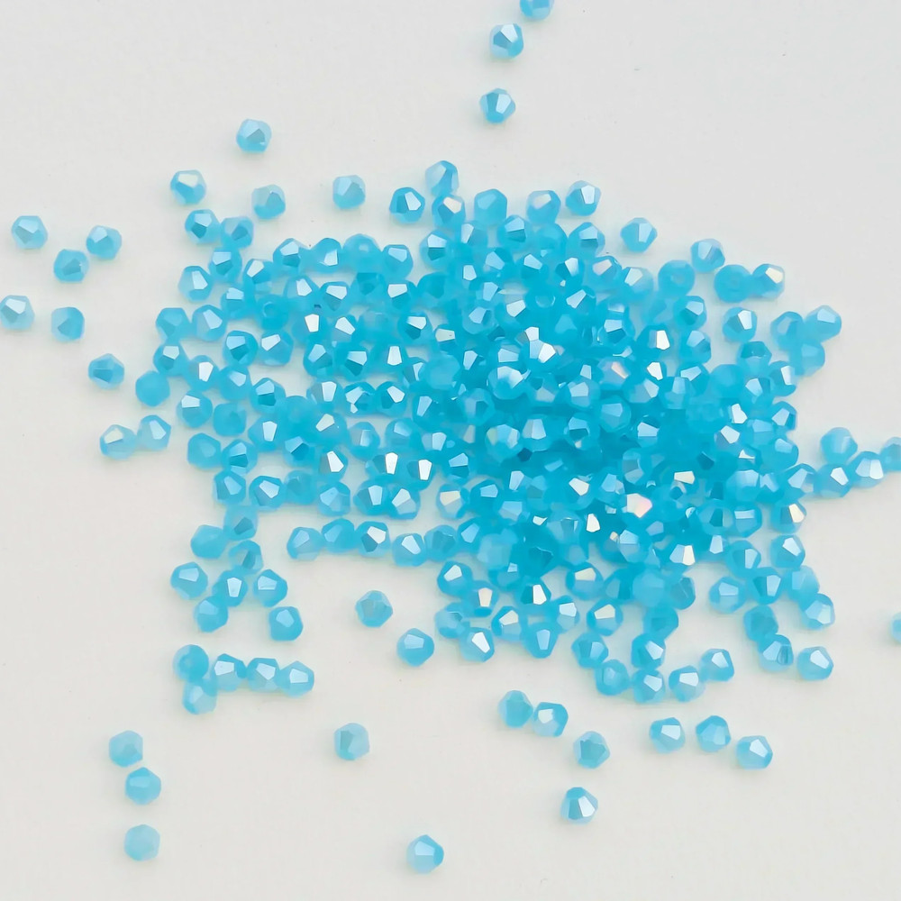 Shiny Faceted Austria Crystal Beads Bicone Spacer Loose Beads for DIY Jewelry Making Bracelets, Necklaces & Pendants