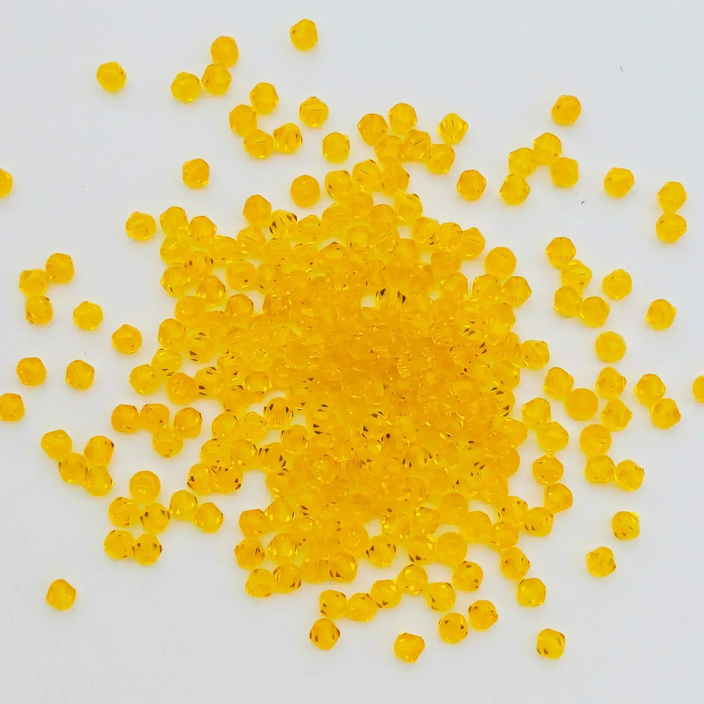 Shiny Faceted Austria Crystal Beads Bicone Spacer Loose Beads for DIY Jewelry Making Bracelets, Necklaces & Pendants