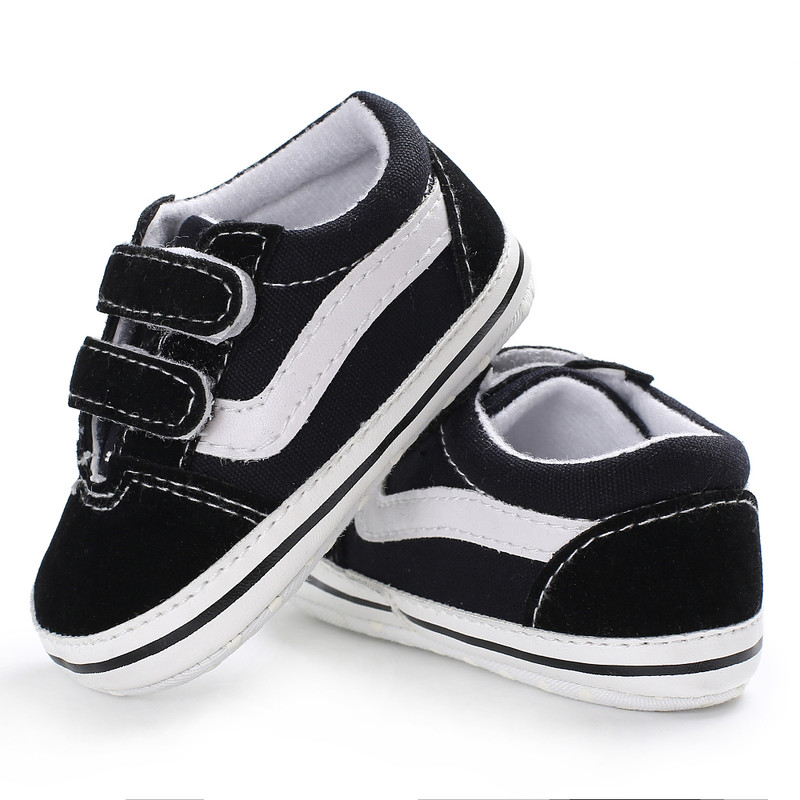 Soft Sole Newborn Baby Shoes for Boys First Walker, Comfortable Classic Canvas Casual Sports Shoes for Toddlers