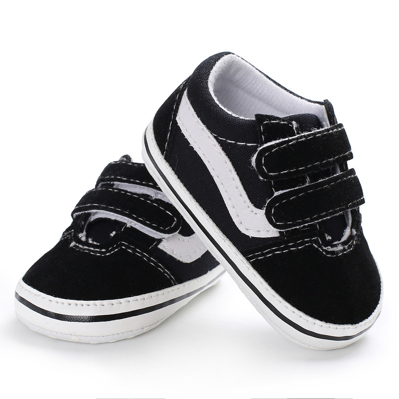 Soft Sole Newborn Baby Shoes for Boys First Walker, Comfortable Classic Canvas Casual Sports Shoes for Toddlers