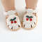 Summer Baby Girl Sandals with Cherry Design, Cloth Sole Newborn Shoes for First Walking, Toddler Style & Comfort
