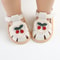 Summer Baby Girl Sandals with Cherry Design, Cloth Sole Newborn Shoes for First Walking, Toddler Style & Comfort
