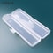 Portable Makeup Brush Storage Box Eyebrow Pencil Tableware Chopsticks Transparent With Cover Organizer Case Beauty Tool