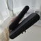 Portable Travel Brush Holder Makeup Case Black Cosmetic Bag Waterproof Double Zipper Women Storage 3