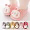 Childrens Cartoon Rabbit Baby Floor Socks Toddler Plush Slippers Soft Non-slip Prewalker Warm Indoor Home Shoes
