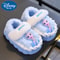 Frozen Girls Disney Princess Elsa Winter Cotton Home Slippers, Warm Non Slip Baby Slippers for Kids in Pink and Blue