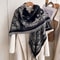 Fashion Cashmere Pashmina Scarf For Women Soft Thick Blanket Wrap Floral Winter Shawl Cozy Warm Buf 1