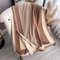 Elegant Luxury Brand Two-Sided Jacquard Scarf Pashmina Cashmere Soft Warm Fringe Shawl Cozy Winter Coldproof & Windproof