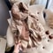 Elegant Luxury Brand Two-Sided Jacquard Scarf Pashmina Cashmere Soft Warm Fringe Shawl Cozy Winter Coldproof & Windproof