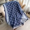 Luxury Cashmere Plaid Scarf For Women Winter Pashmina Shawls Warm Blanket Wraps Thick Brand Scarves 4