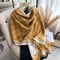 Luxury Cashmere Plaid Scarf For Women Winter Pashmina Shawls Warm Blanket Wraps Thick Brand Scarves 7