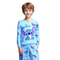 Spring Summer Stitch Homewear Pajamas For Kids Baby Soft Milk Silk Blue Anime Stitch Long Sleeve Sl 3