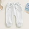 Baby Boys Jogger Trousers, Elastic Waist Sweatpants with Drawstring & Pockets, Solid Casual Pants for Spring