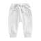 Baby Boys Jogger Trousers, Elastic Waist Sweatpants with Drawstring & Pockets, Solid Casual Pants for Spring