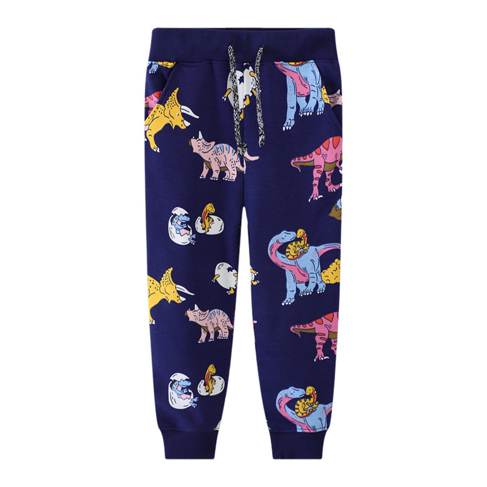 Childrens Sweatpants By Jumping Meters Dinosaurs Print Boys Girls Pants Autumn Spring Baby Trousers 8