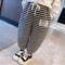 Kids Jogger Pants for Boys & Girls, Solid Color Striped Drawstring Sweatpants, Toddler Casual Fall Winter Thermal
