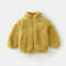 Autumn Winter Warm Baby Girl Boy Plush Coat Solid Color Fashion Toddler Outerwear Kids Casual Jacke 4