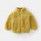 Autumn Winter Warm Baby Girl Boy Plush Coat Solid Color Fashion Toddler Outerwear Kids Casual Jacke 3