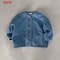 Baby Boy Girl Korean Fashion Cotton Denim Jacket Toddler Jean Coat Casual Outwear For Kids Lightwei 5