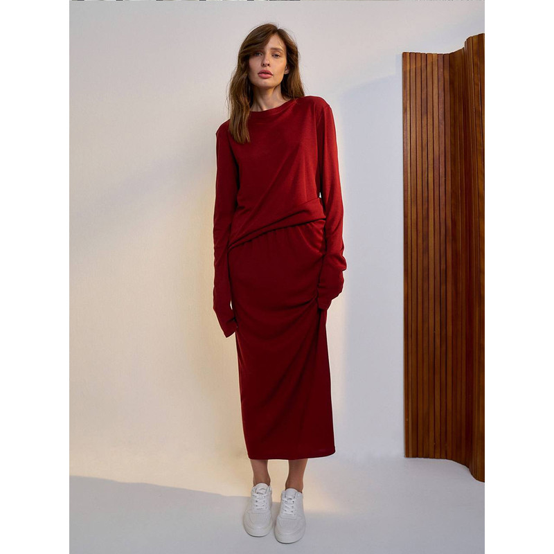 Womens Hirsionsan Modal Soft Loose Sets Casual Three Piece Outfit With Long Sleeve Cardigan High Wa