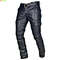 Black PU Mens Leather Motorcycle Pants With Cargo Pockets Stylish No Belt Men Trousers For Riders S 0