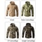 Mens Lurker Shark Skin Soft Shell Tactical Jacket Waterproof Fleece Hooded Camouflage Hunting Coat Outdoor Autumn Cloth