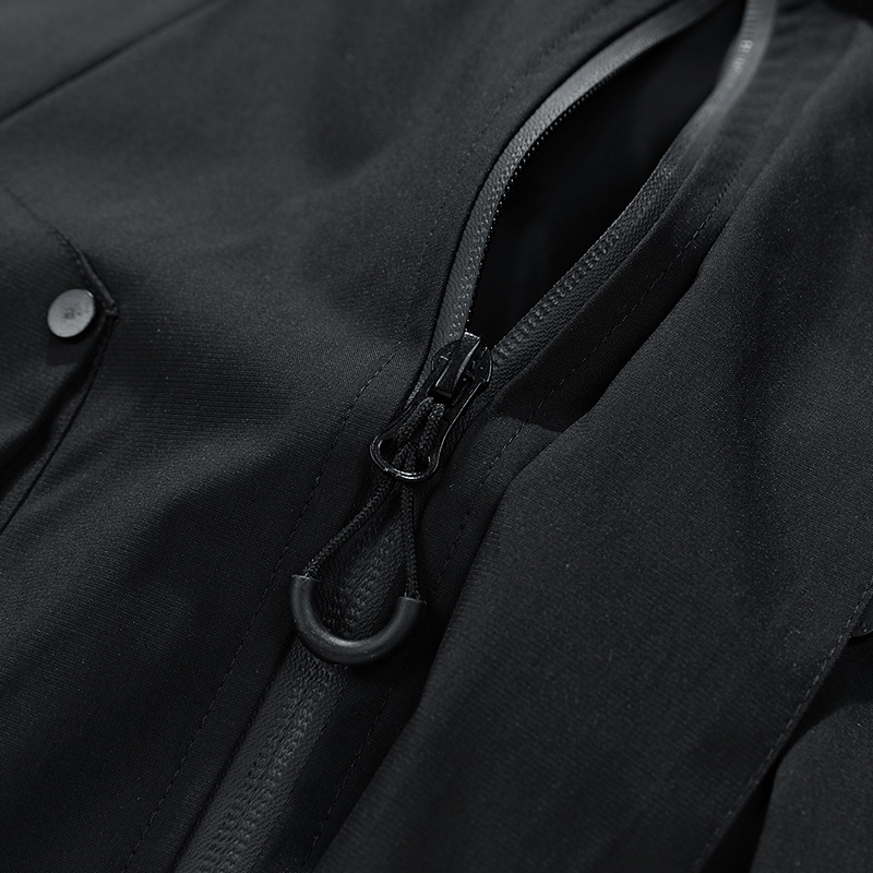 Oversize Plus Size Men Jacket Hooded Windbreaker Waterproof Black Bomber Camping Trench Coats Loose 1